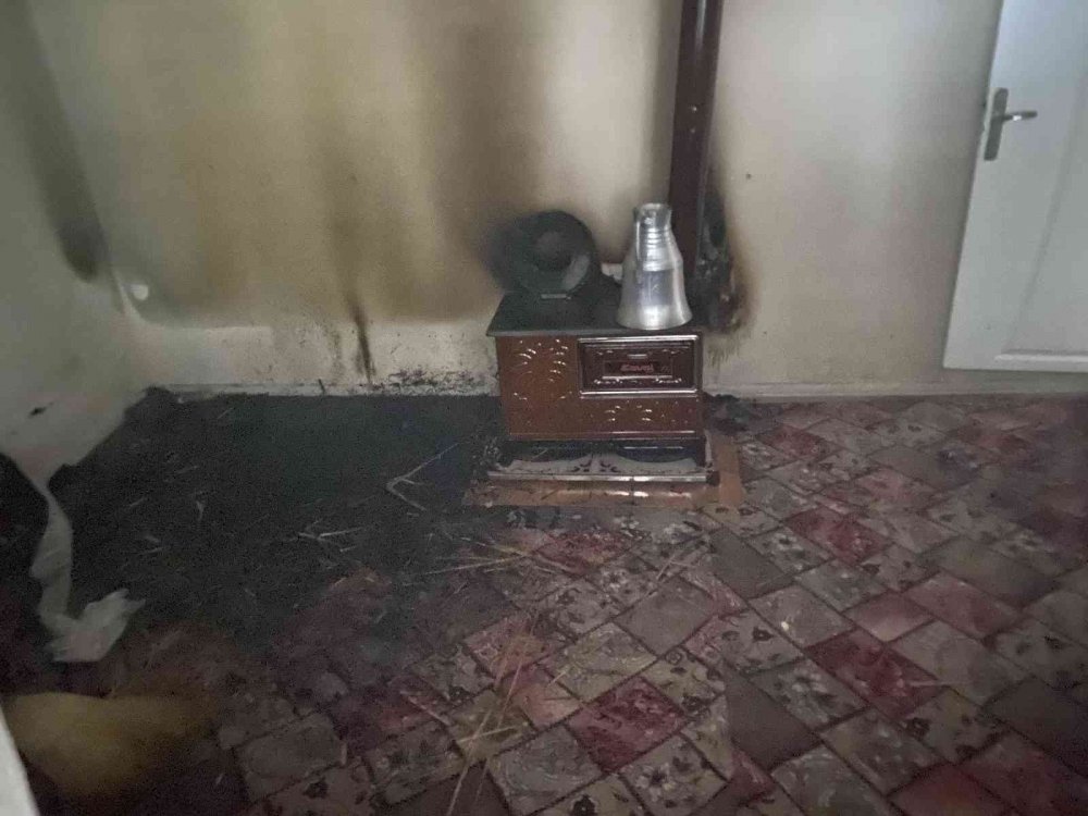 Konya’da pes dedirten yangın! Sobayı yakıp alışverişe gittiler