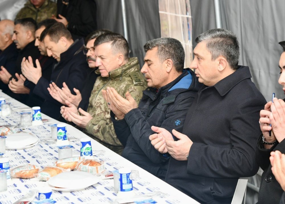 Konya'daki kazada şehit olan astsubay için mevlid okutuldu