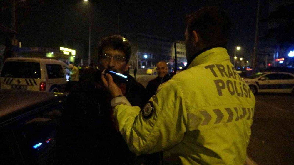 Alkollü sürücüden polise: Heyecana gerek yok