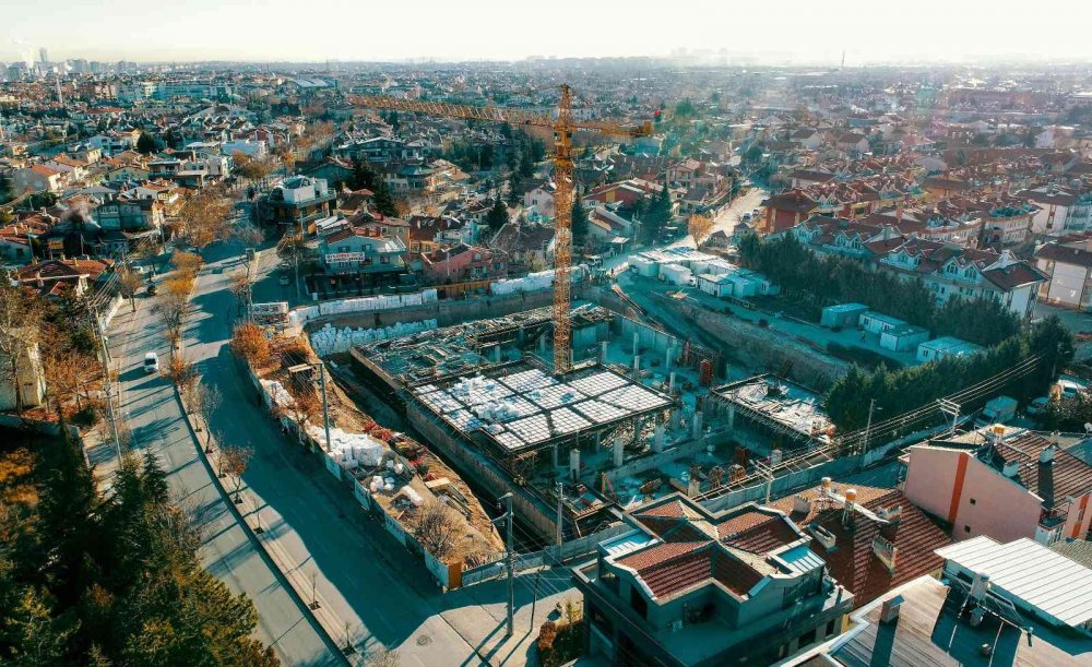 Meram Yaka Sosyal Tesisi hızla yükseliyor