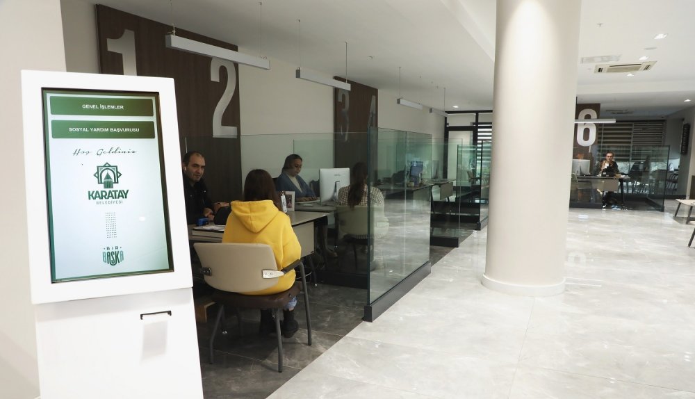 Karatay Belediyesine 57 bin 360 başvuru yapıldı