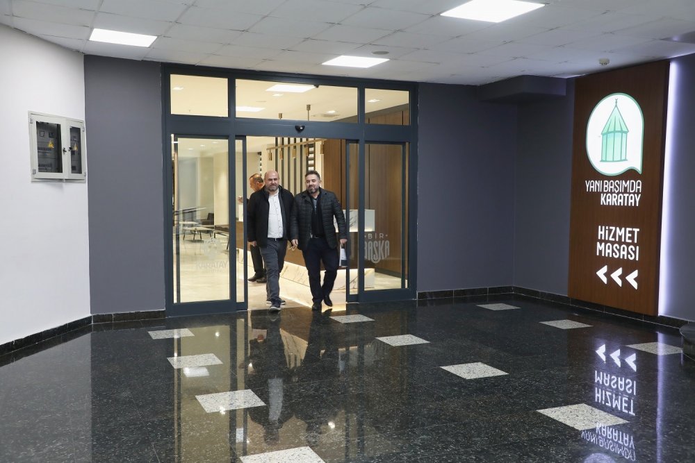 Karatay Belediyesine 57 bin 360 başvuru yapıldı
