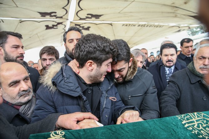 Sanatçı Burhan Çaçan, son yolculuğuna uğurlandı