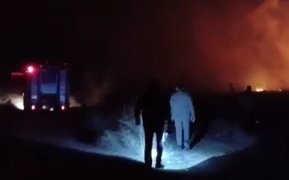 Kırmıtlı Kuş Cenneti’nde yangın