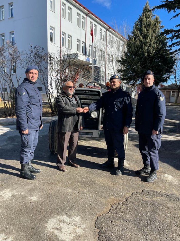 Konya'da 6 ay önce çalınan traktör böyle bulundu