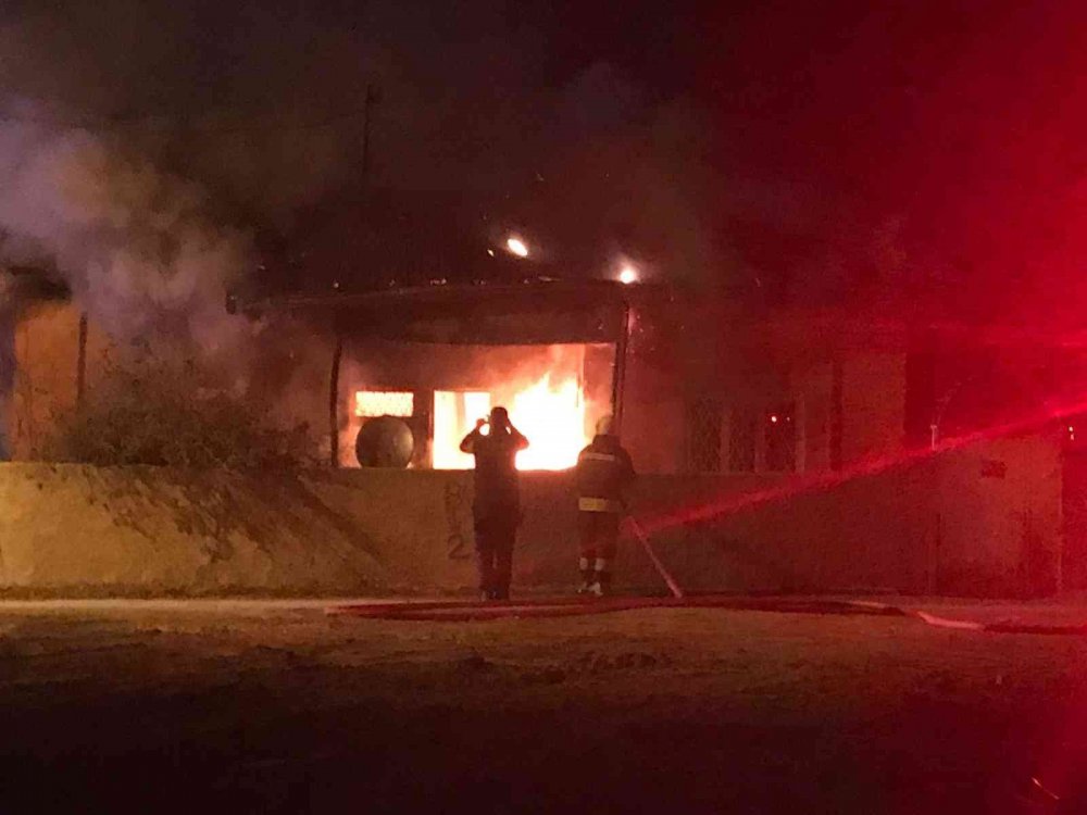 Konya’da müstakil ev alevlere teslim!