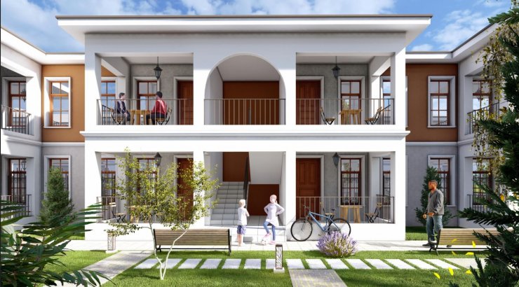 Bakan Kurum Romanlara yapılacak konutları paylaştı