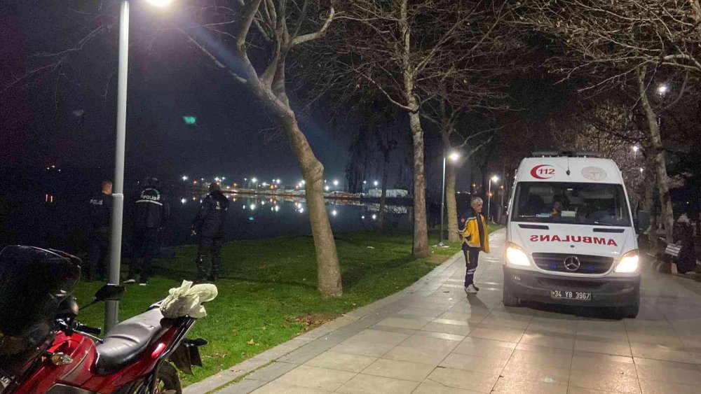 Gölde şüpheli ölüm