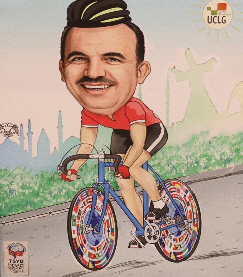 TSYD’den, Başkan Uğur İbrahim Altay’a anlamlı hediye