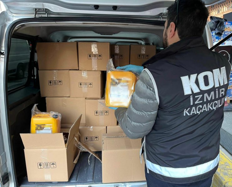 2,8 ton sahte etil alkol ele geçirildi