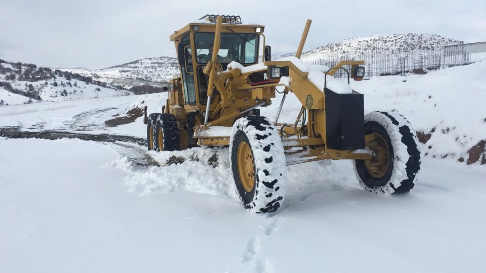 Meram’da kar mesaisi