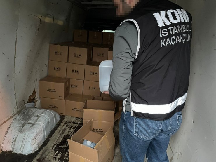 İstanbul'da sahte içki operasyonu: 5 gözaltı