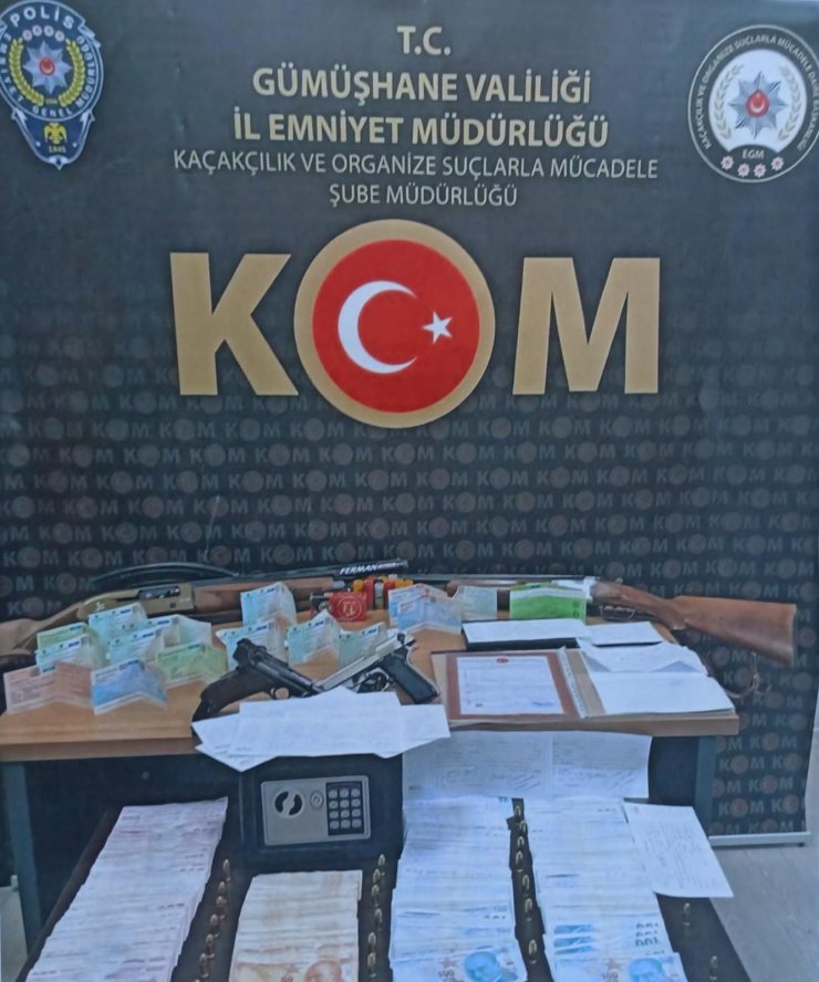 Gümüşhane’de 'tefeci' operasyonu: 23 gözaltı