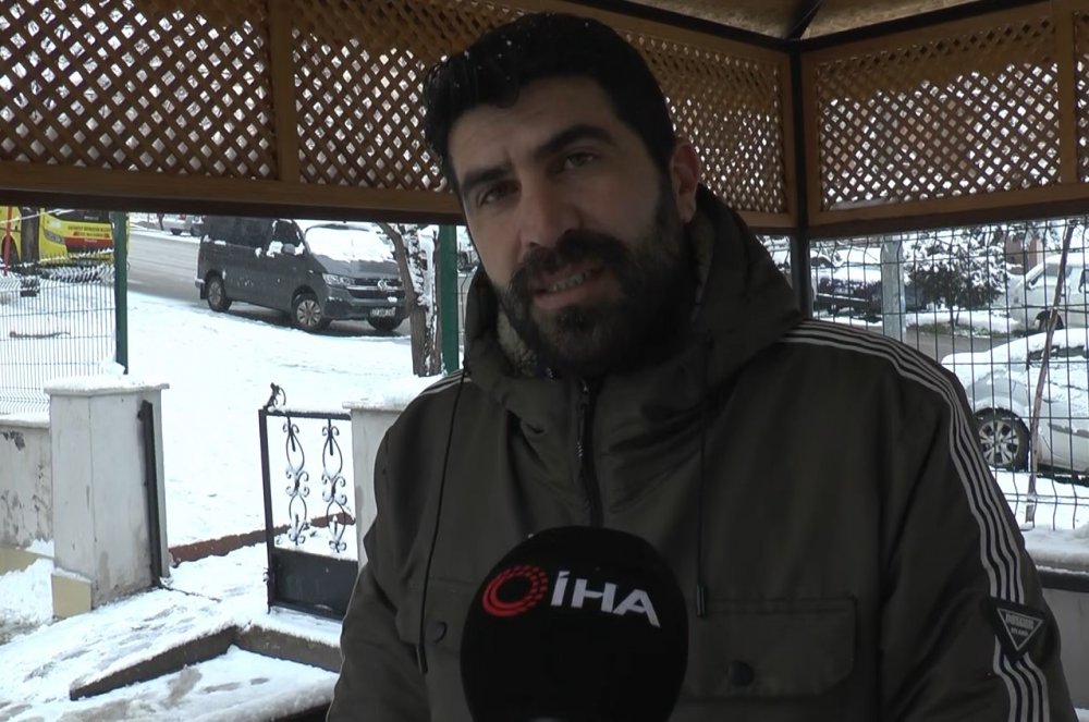 Güpegündüz sitenin demir kapısını çaldı