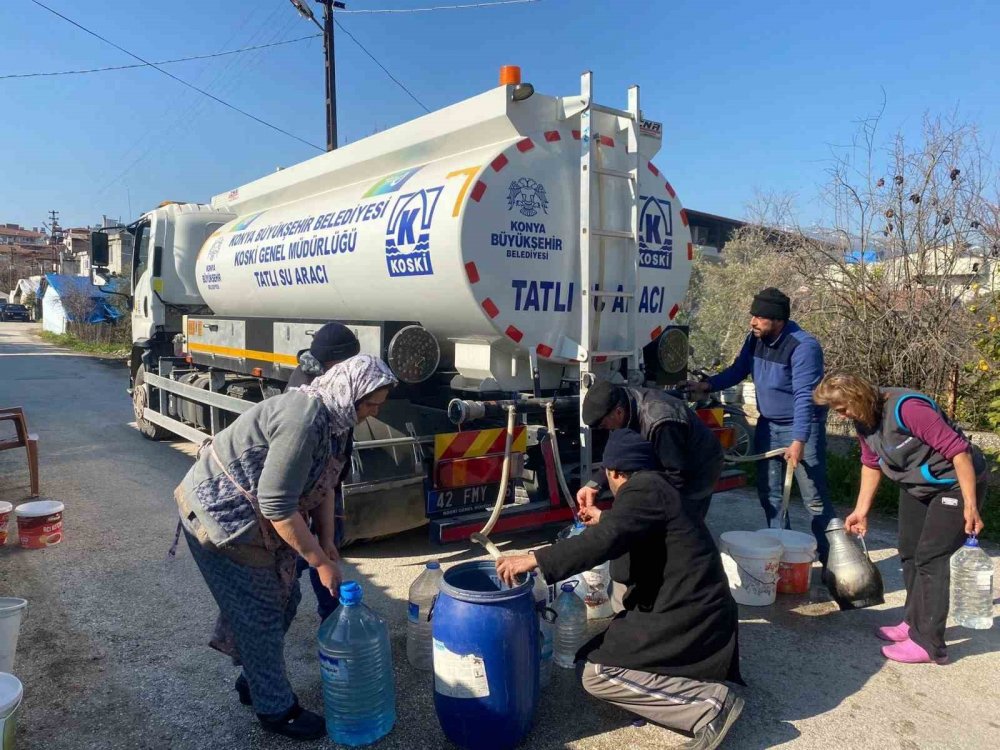 Hatay’a Konya ekiplerinden can suyu