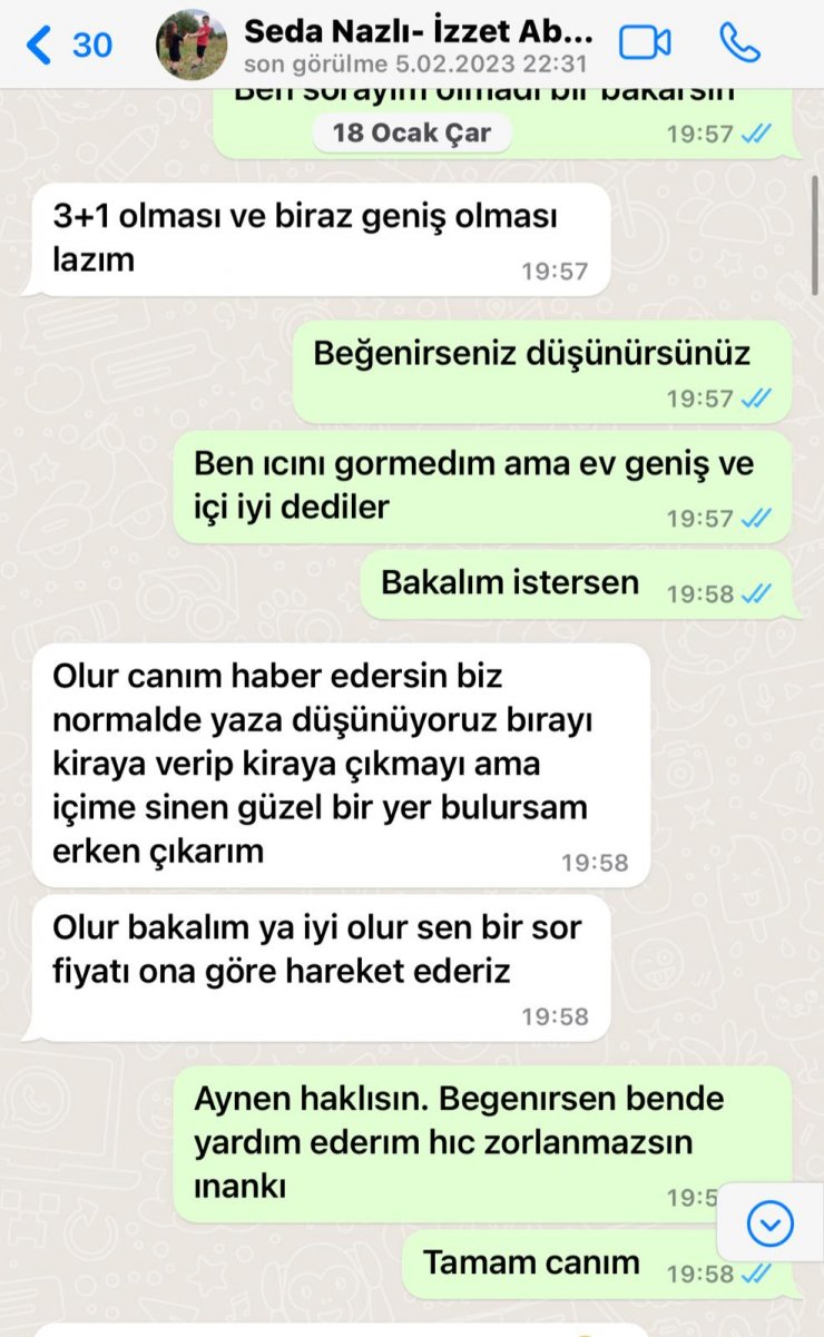 Depremde ailesiyle hayatını kaybeden DHA Muhabiri İzzet Nazlı, yeni ev arıyormuş