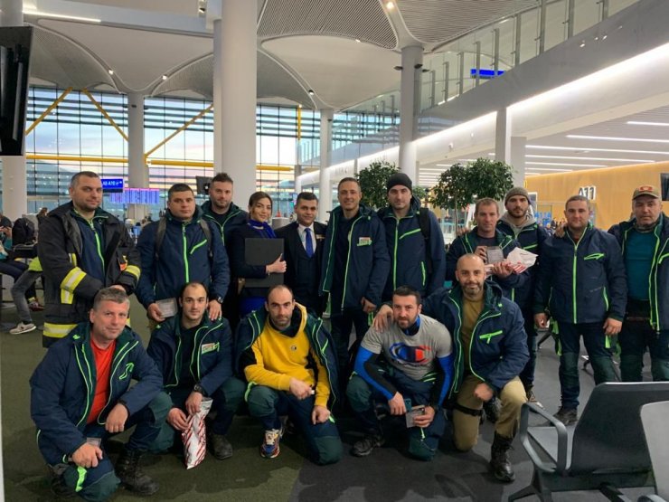 İstanbul Havalimanı'ndan yardım ekiplerine 'Teşekkürler'
