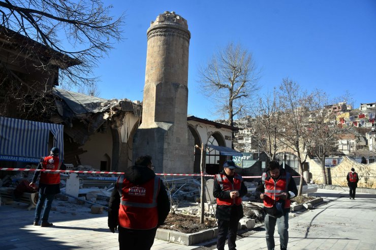 Kahramanmaraş'taki 39 tarihi cami, depremde hasar gördü