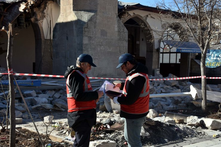 Kahramanmaraş'taki 39 tarihi cami, depremde hasar gördü