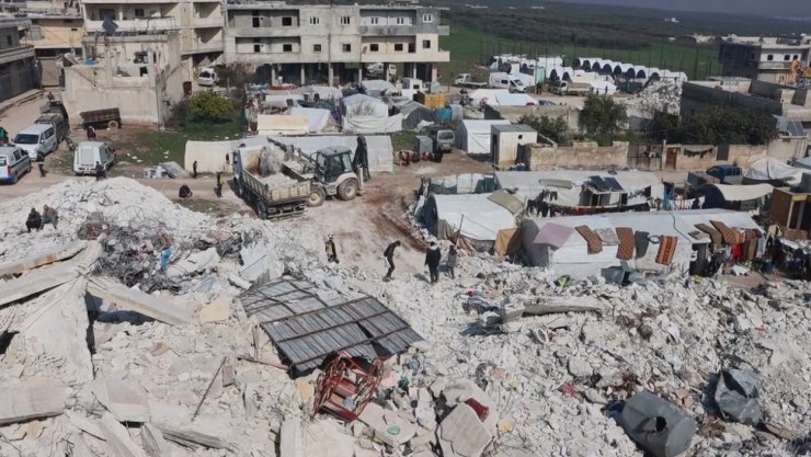 Depremin vurduğu Suriye'deki son bilanço