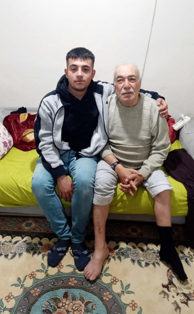 Örnek torun depremde hayat kurtardı