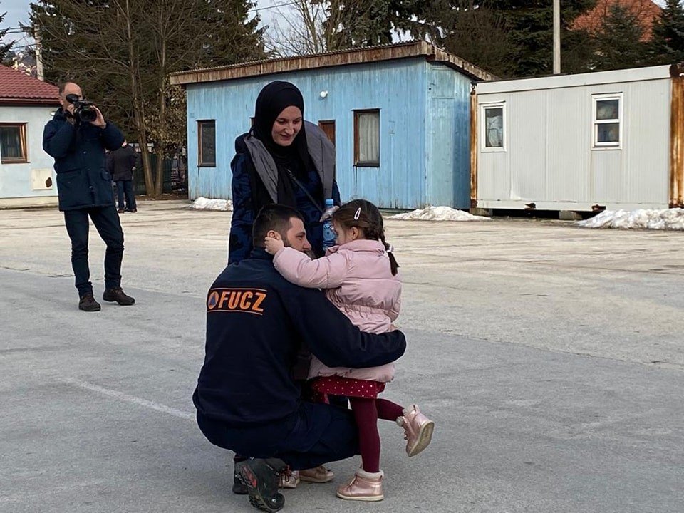 Bosna Hersek arama-kurtarma ekibi ülkelerine döndü