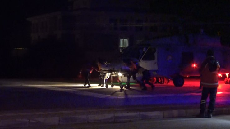 Hatay'da 25 yaralı ambulans helikopter ile başka hastanelere sevk edildi