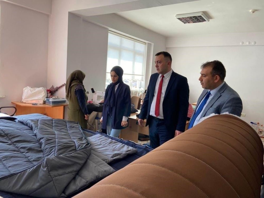 Konya Derebucak’ta depremzedelere yardım