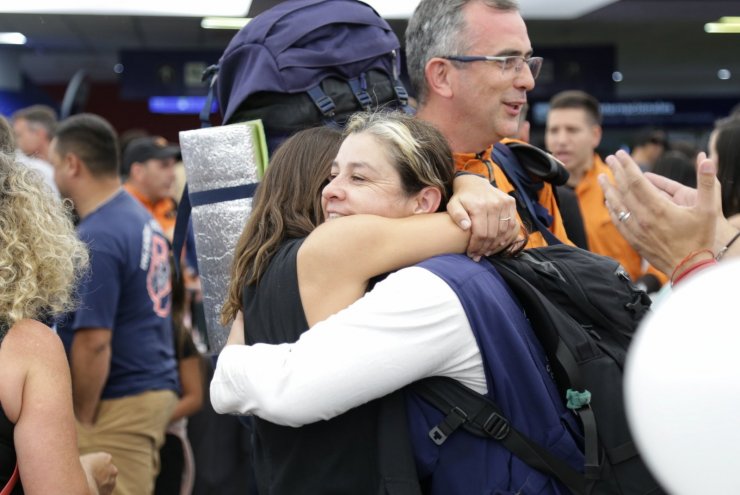 Arjantin'in arama kurtarma ekibine teşekkür belgesi