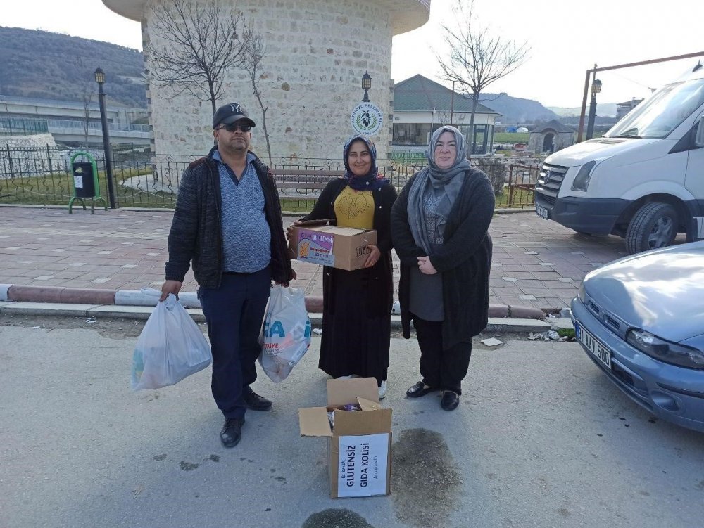 Depremden etkilenen çölyak hastaları unutulmadı
