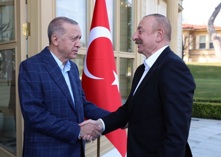Erdoğan Azerbaycan Cumhurbaşkanı Aliyev'i kabul etti