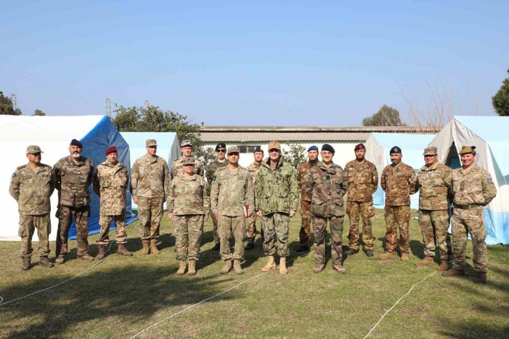 TSK deprem bölgesinde NATO ile çalışmalarını sürdürüyor