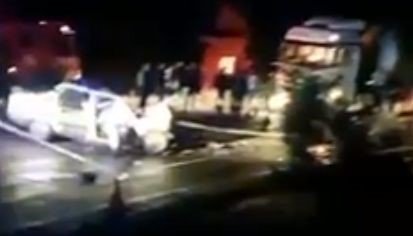 Düğün yolunda kaza: 1 ölü, 2 yaralı