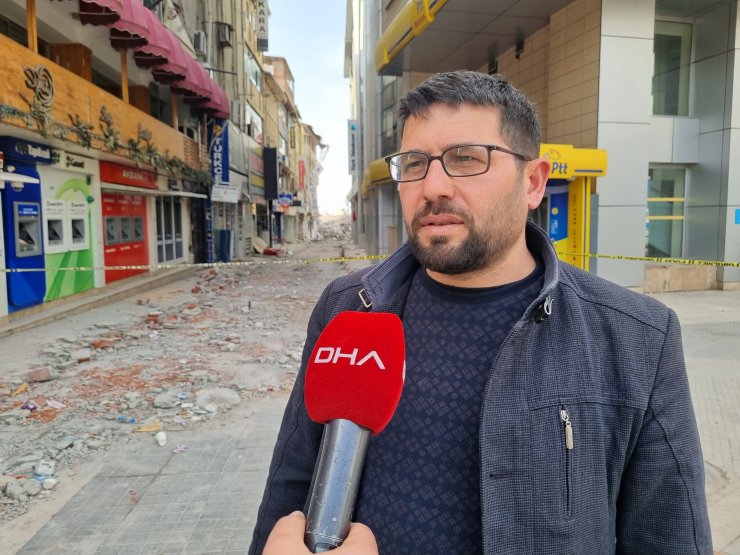 Ağır hasarlı iş yerini boşaltırken 5.6’lık deprem sonu oldu