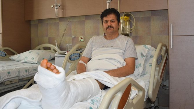 Konya'dan depremzedelere yardım için gittiği Hatay'da depreme yakalandı