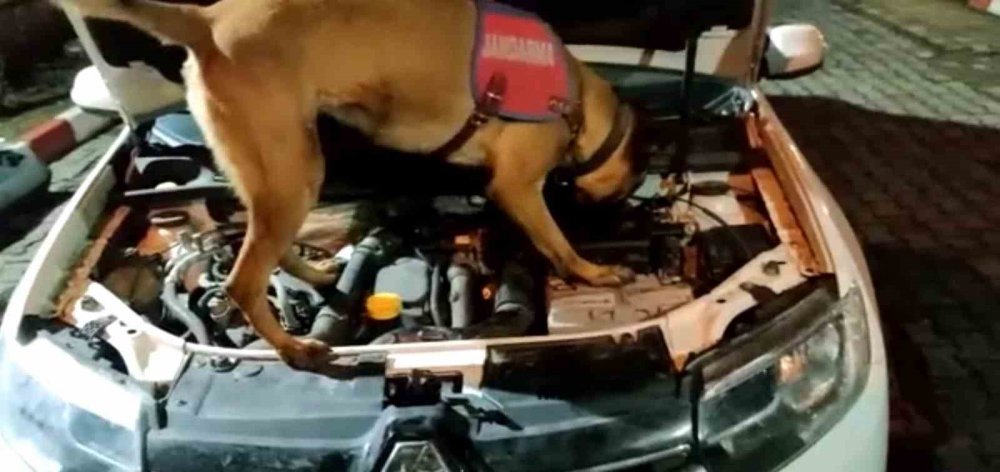 Aracın hava filtresindeki uyuşturucu madde ’Yatkın’a takıldı