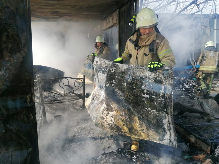 Konteynerlerde yangın