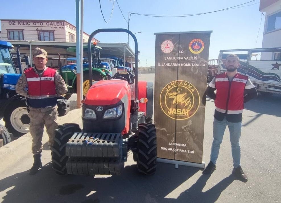 Isparta’da çalınan traktör 3 ayrı ilde satıldı, Şanlıurfa’da bulundu