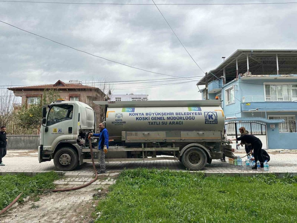 Konya Büyükşehir, Hatay’ın temiz su ihtiyacını karşılıyor