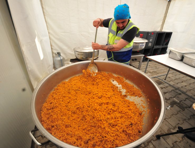 Hatay'da depremzedeler için ramazan hazırlığı