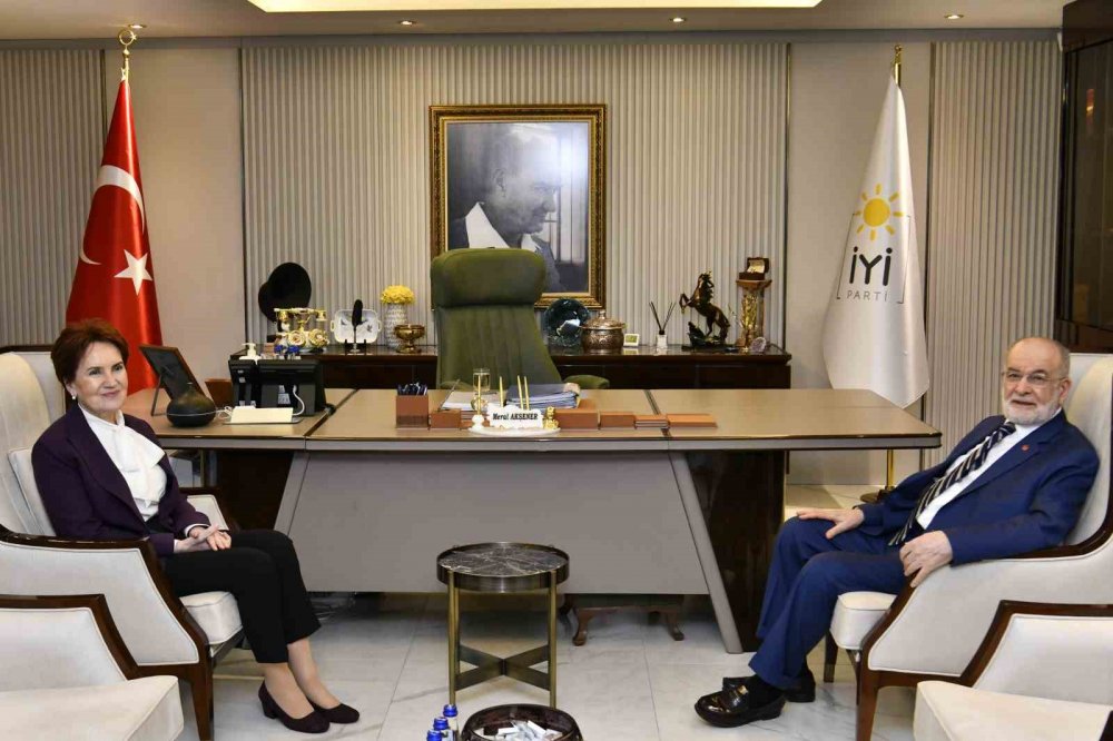 Karamollaoğlu’ndan Akşener’e ziyaret