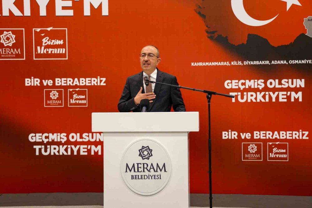 Konya'da deprem bölgesinde görevli personele Kavuş’tan teşekkür