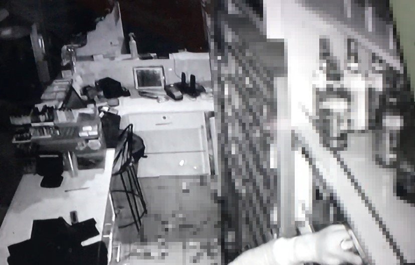 Soygunda alarm çalınca apar topar kaçtılar