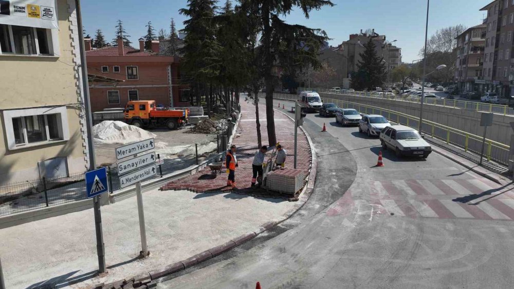 Konya'da trafiği rahatlatacak o caddedeki düzenlemelerde son aşamaya gelindi