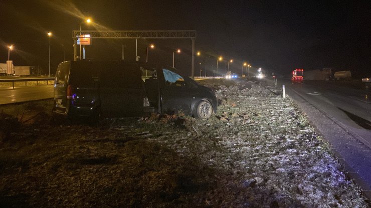 Samsun'da minibüs takla attı: 5 yaralı