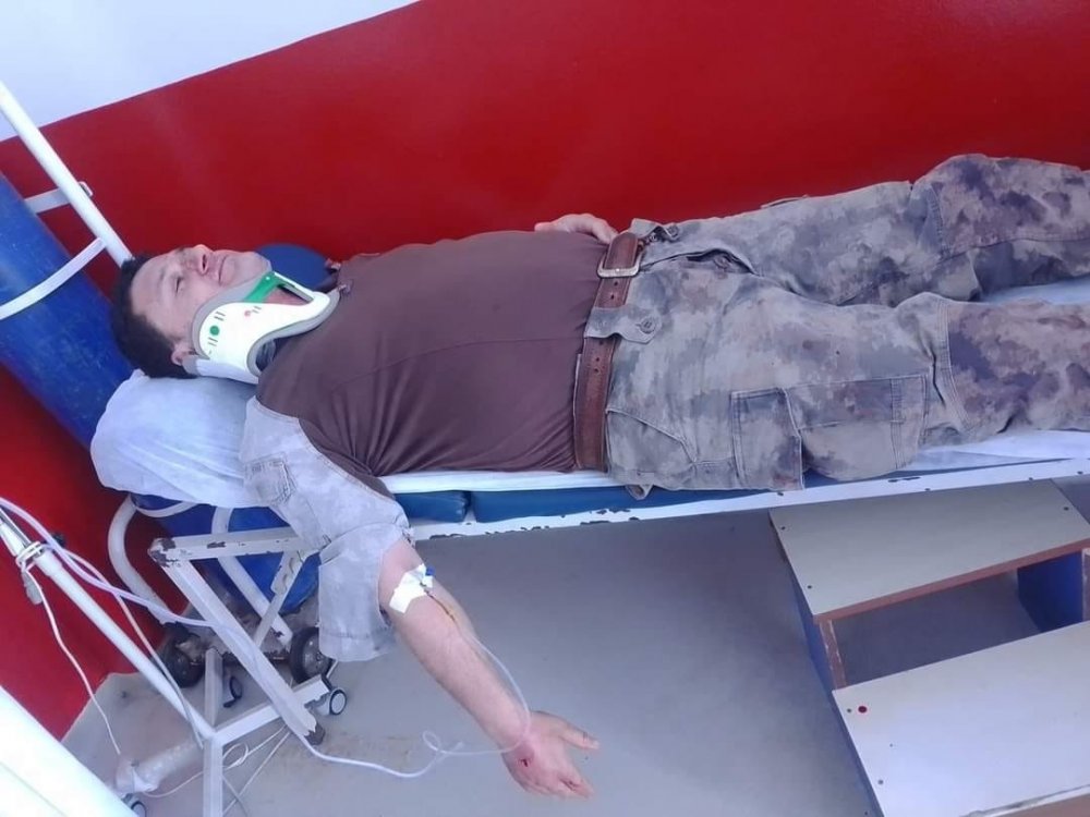 Gizli buzlanmayı fark etmedi, kayarak uçuruma yuvarlandı