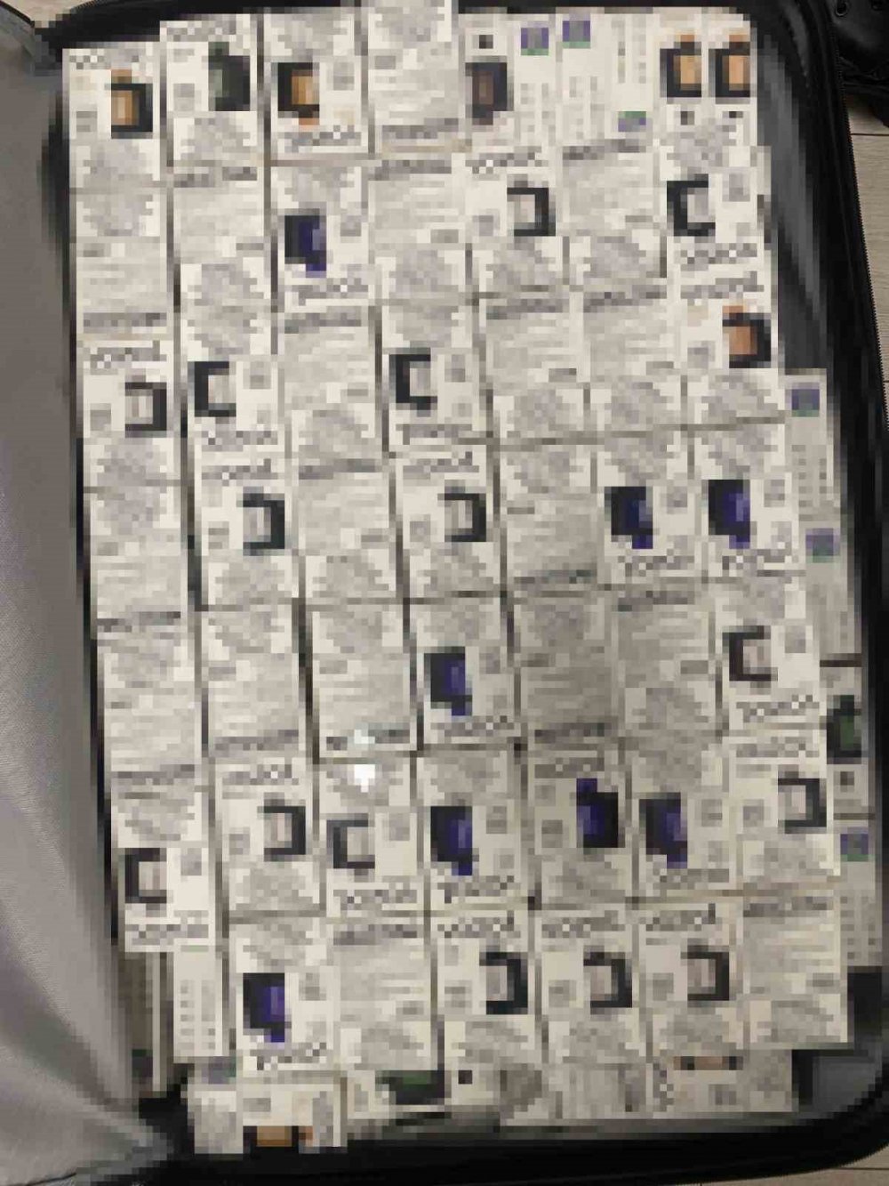 Yolcu otobüsünde piyasa değeri 800 bin TL’lik elektronik sigara ele geçirildi