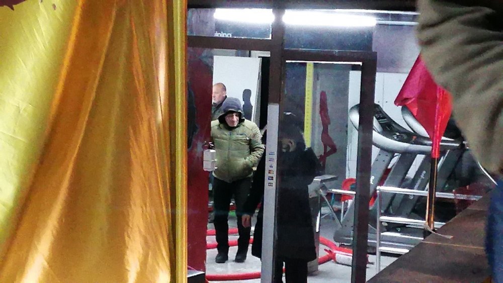 Fitness salonunda yangın