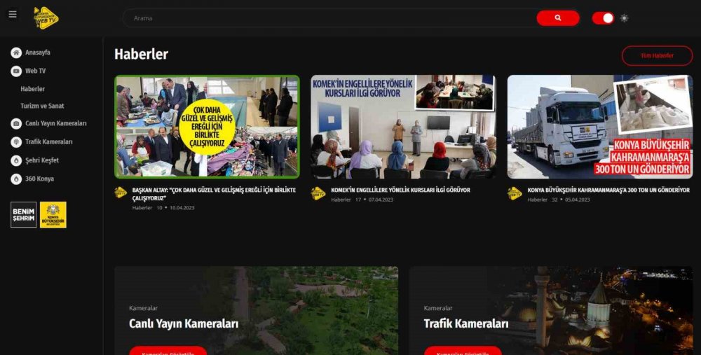 Konya BüyükşehirTV yenilendi