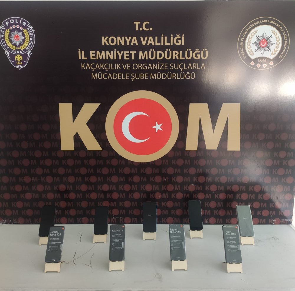 Konya'da baskın yapılan evdeki fırından çıkanlar polisi şaşkına çevirdi